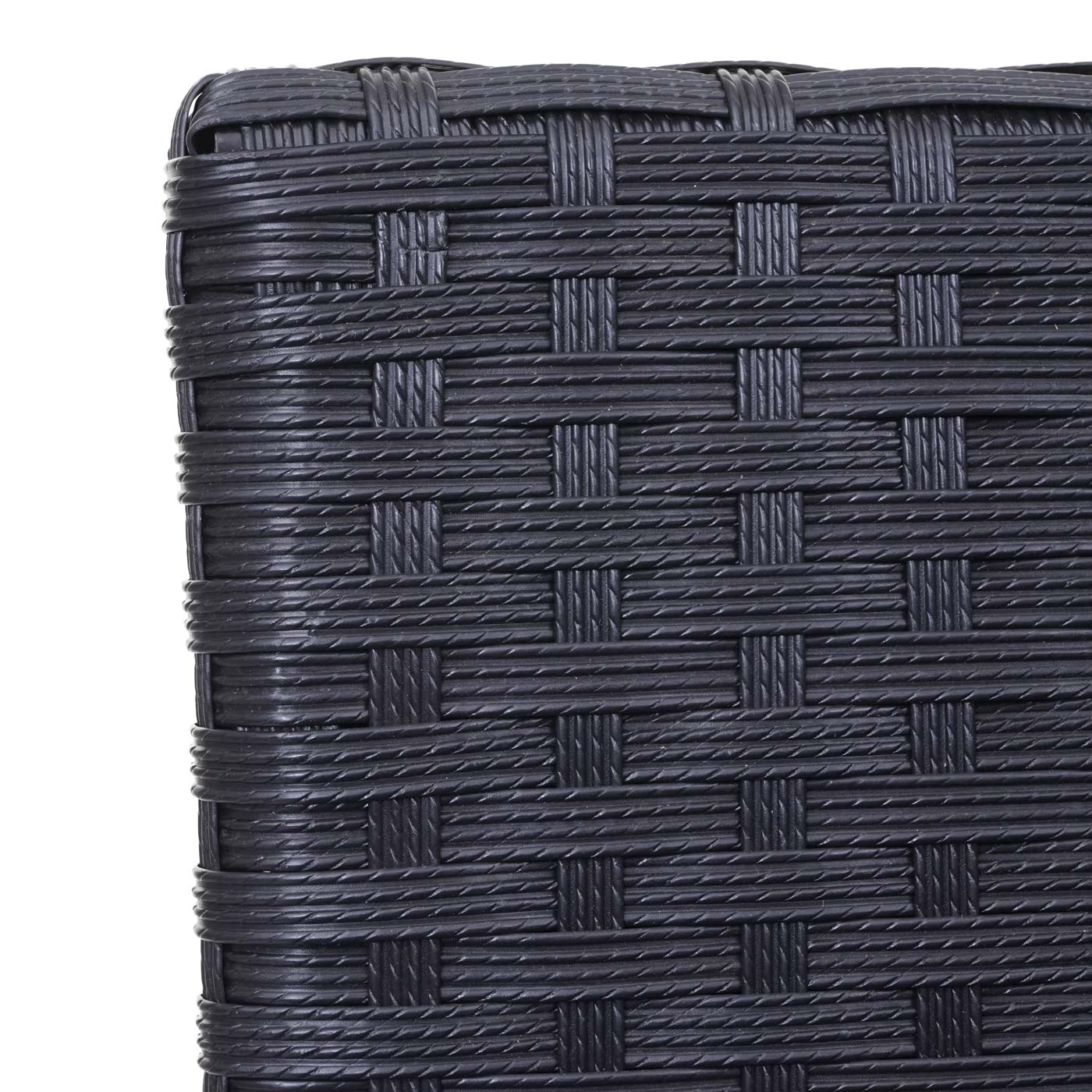 Cosmo Casa - Balkonset - Zitset - Polyrotan - Antraciet & Crème