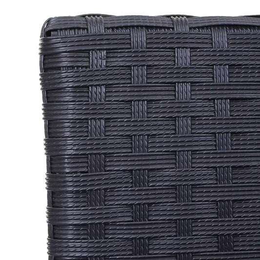 Cosmo Casa - Balkonset - Zitset - Polyrotan - Antraciet & Crème