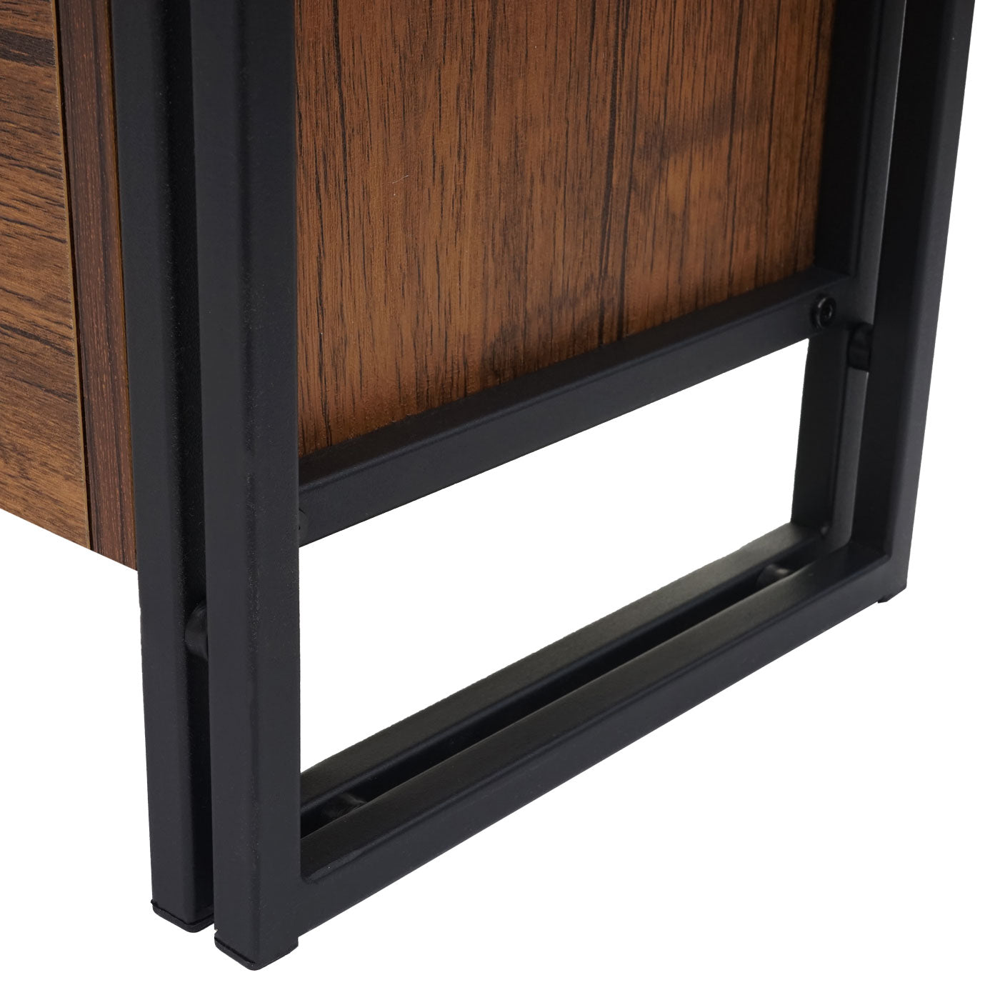 Cosmo Casa - Schoenenrek - Kast - Hout - Wilde eiken look - 122×77×29 cm