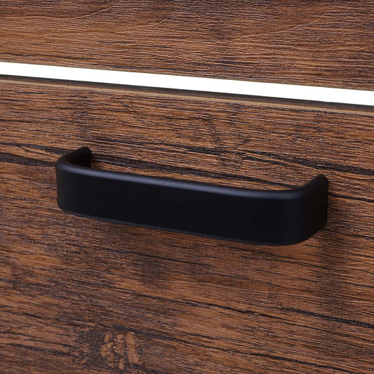 Cosmo Casa - Schoenenrek - Kast - Hout - Wilde eiken look - 122×77×29 cm