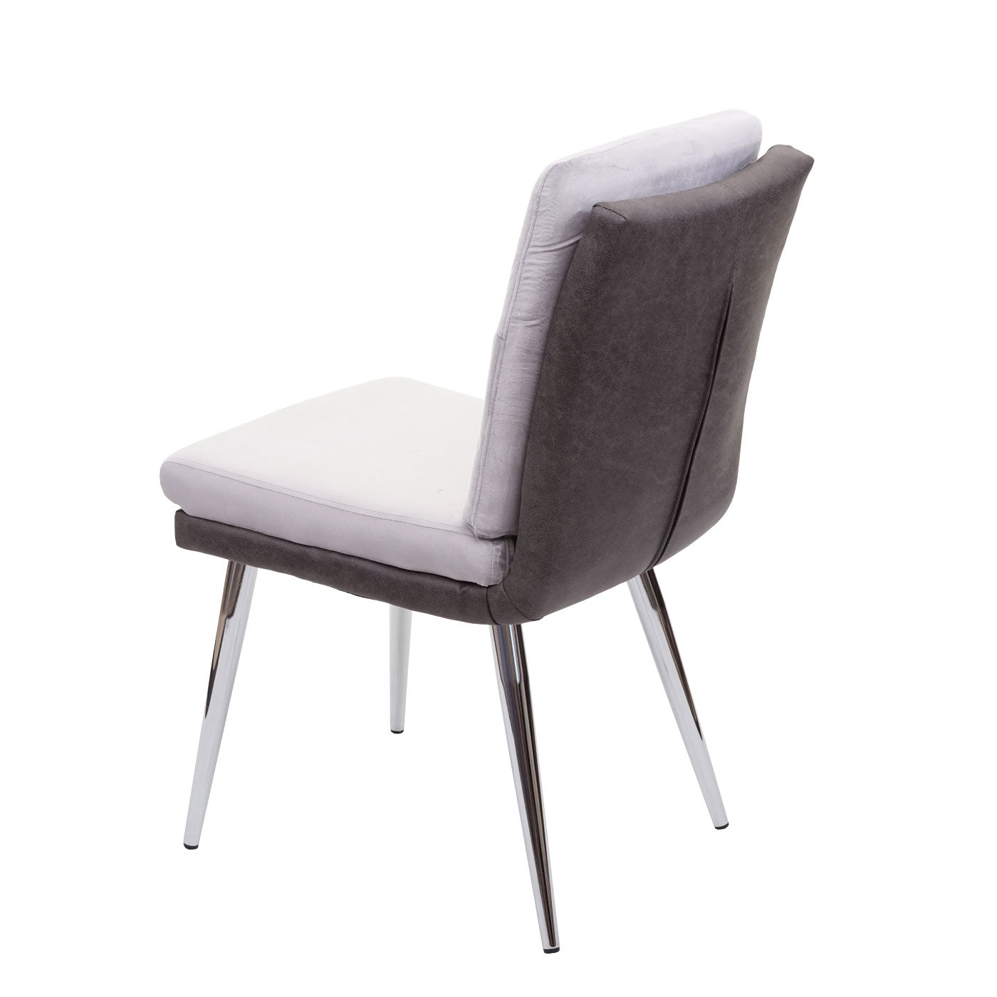 Cosmo Casa - Tuintafel - Glazen blad - Polyrotan - Grijs - 80×80 cm