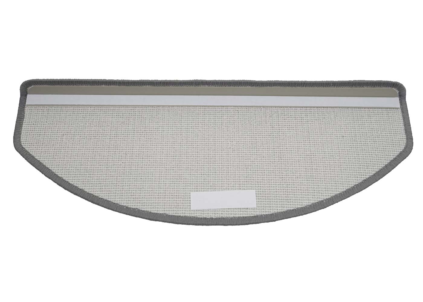 Cosmo Casa - Set van 15 trapmatten - Halfrond - Textiel - Grijs - 65×25 cm