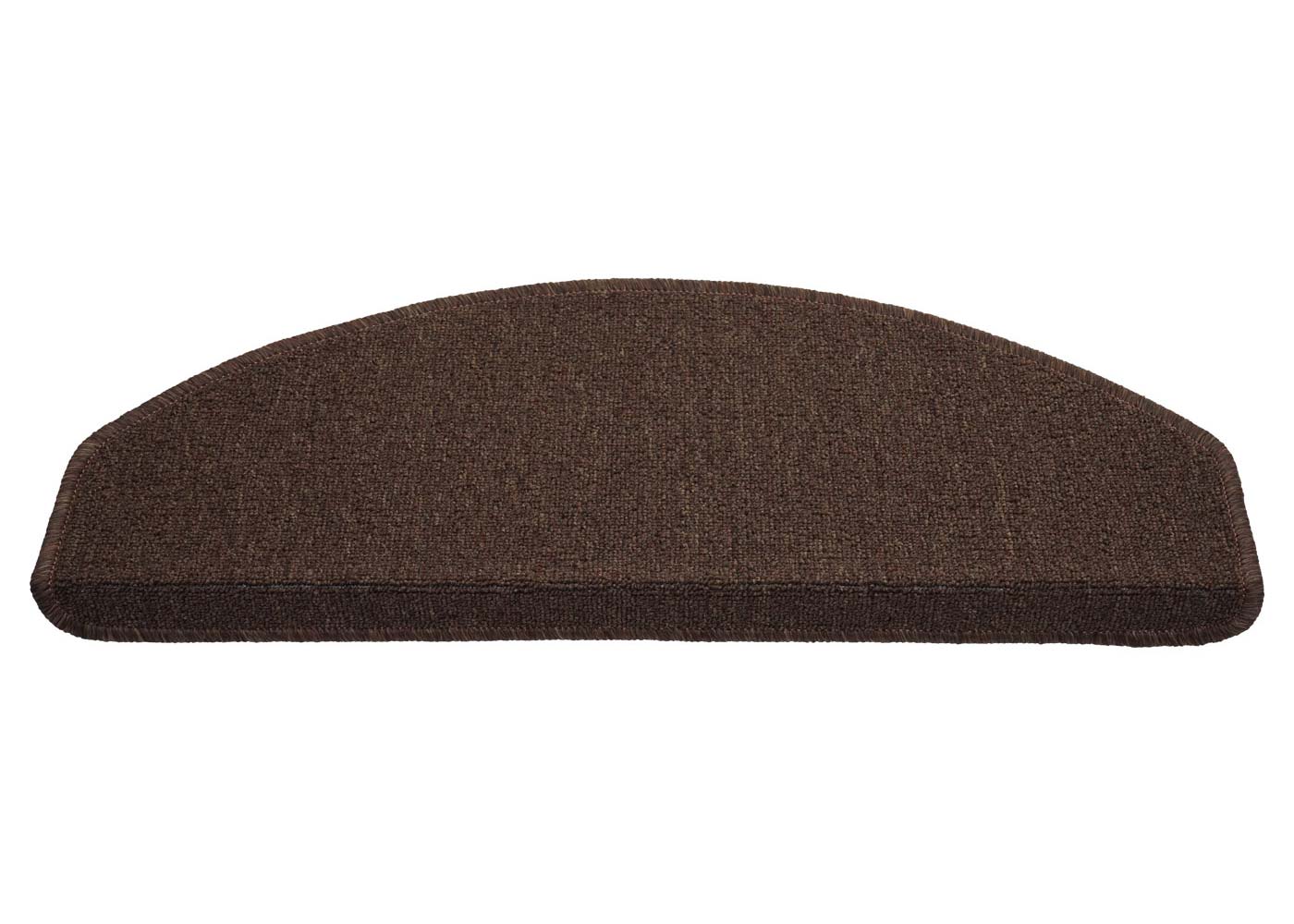 Cosmo Casa - Set van 15 trapmatten - Halfrond - Textiel - Bruin - 65×25 cm