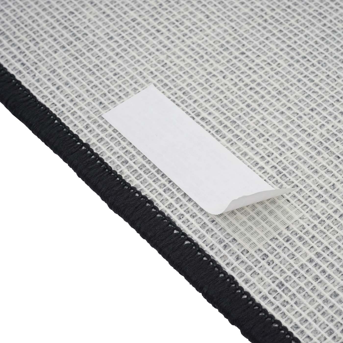 Cosmo Casa - Set van 15 trapmatten - Rechthoekig - Textiel - Zwart-Antraciet - 65×25 cm