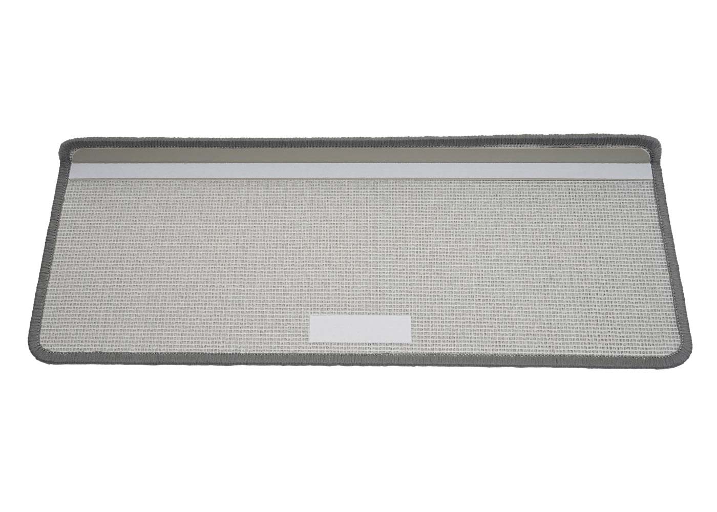 Cosmo Casa - Set van 15 trapmatten - Rechthoekig - Textiel - Grijs - 65×25 cm