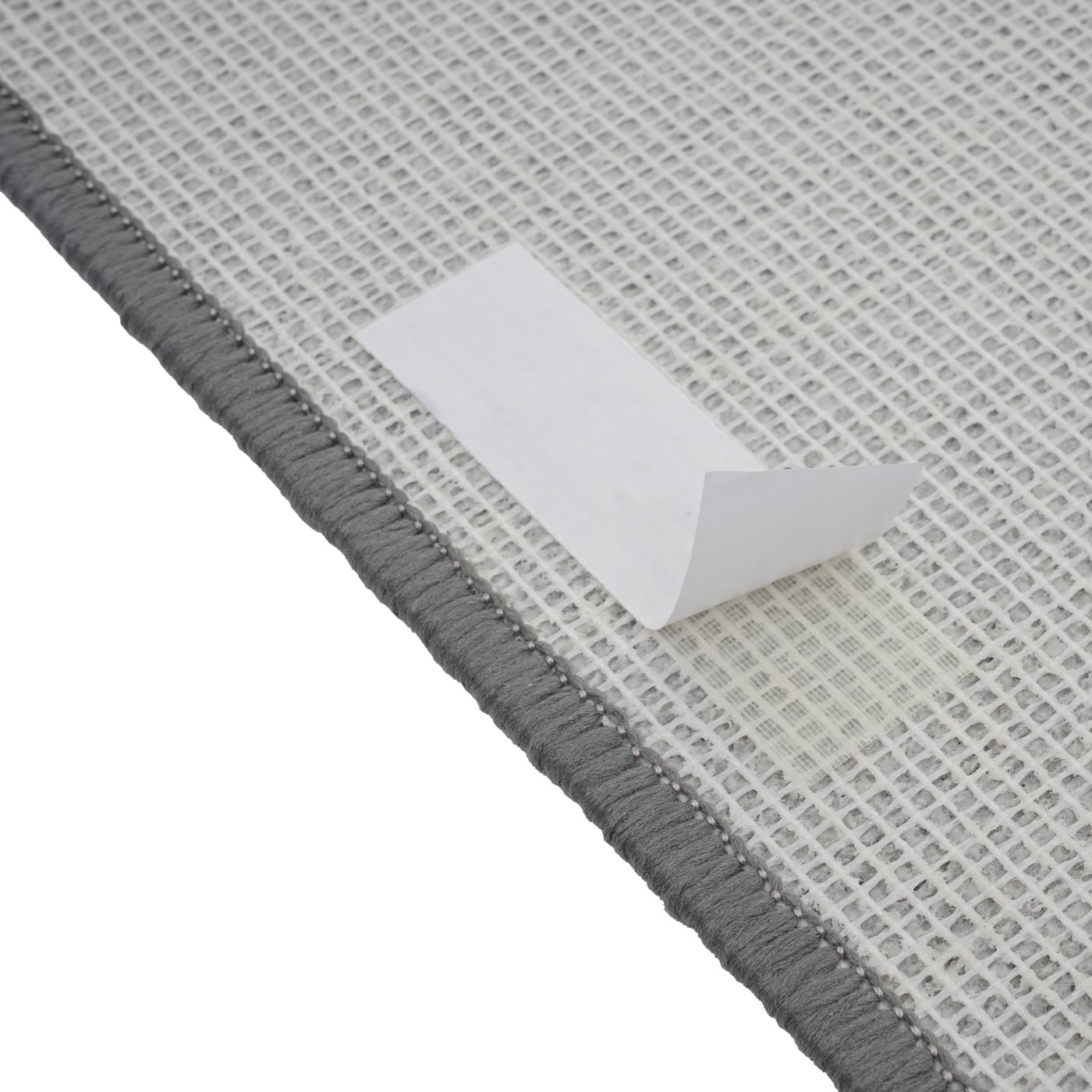 Cosmo Casa - Set van 15 trapmatten - Rechthoekig - Textiel - Grijs - 65×25 cm