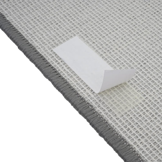 Cosmo Casa - Set van 15 trapmatten - Rechthoekig - Textiel - Grijs - 65×25 cm