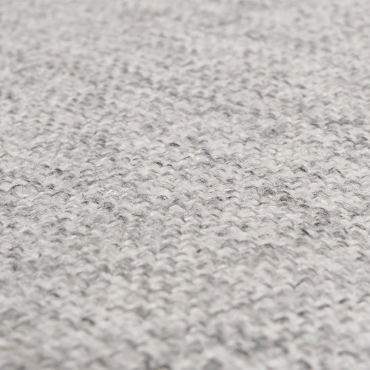 Cosmo Casa - Set van 2 Eetkamerstoelen - Stof & Kunstleer - Grijs