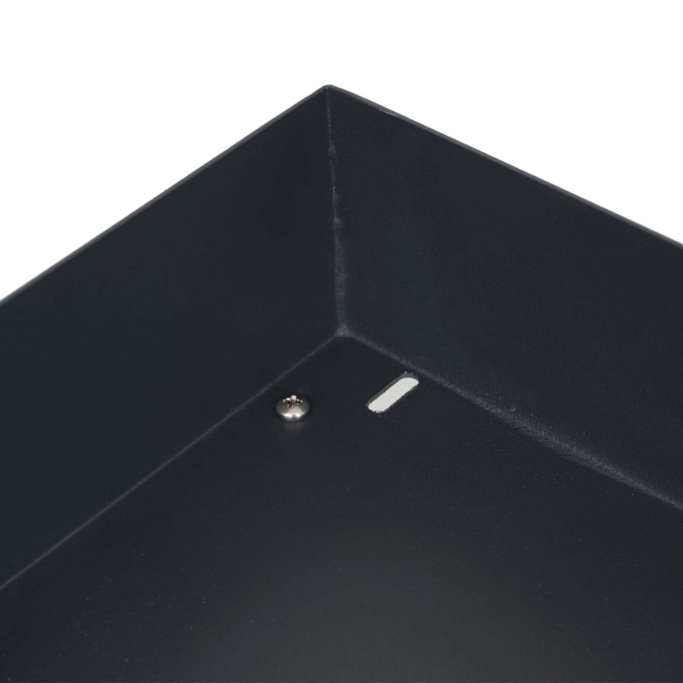 Cosmo Casa - Robotmaaiergarage met plantenbak - Overkapping - Metaal - Antraciet - 37×60×70 cm