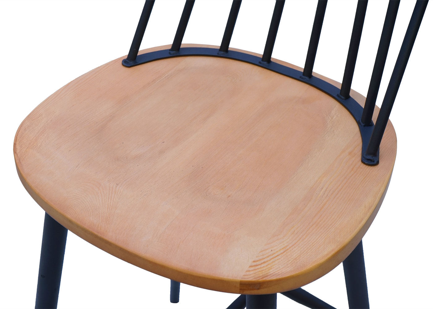 Cosmo Casa - Set van 2 Barkrukken - Retrodesign - Hout & Metaal - Naturel