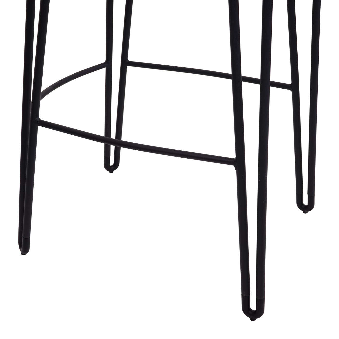 Cosmo Casa - Set van 2 Barkrukken - Industrieel - Metaal & Hout - Natuurlijk bruin