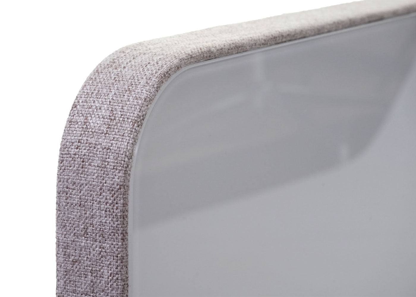 Cosmo Casa - Whiteboardtafel - Magneetbord - Textiel - Grijs - 60×35 cm