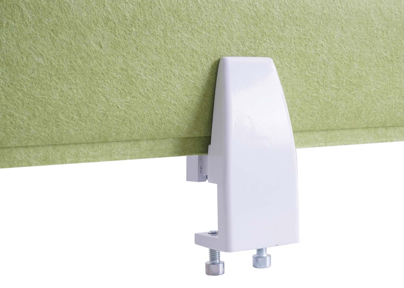 Cosmo Casa - Tafelafscheiding - Privacyscherm & Bureauprikbord - Stoftextiel - 100×30 cm - Groen