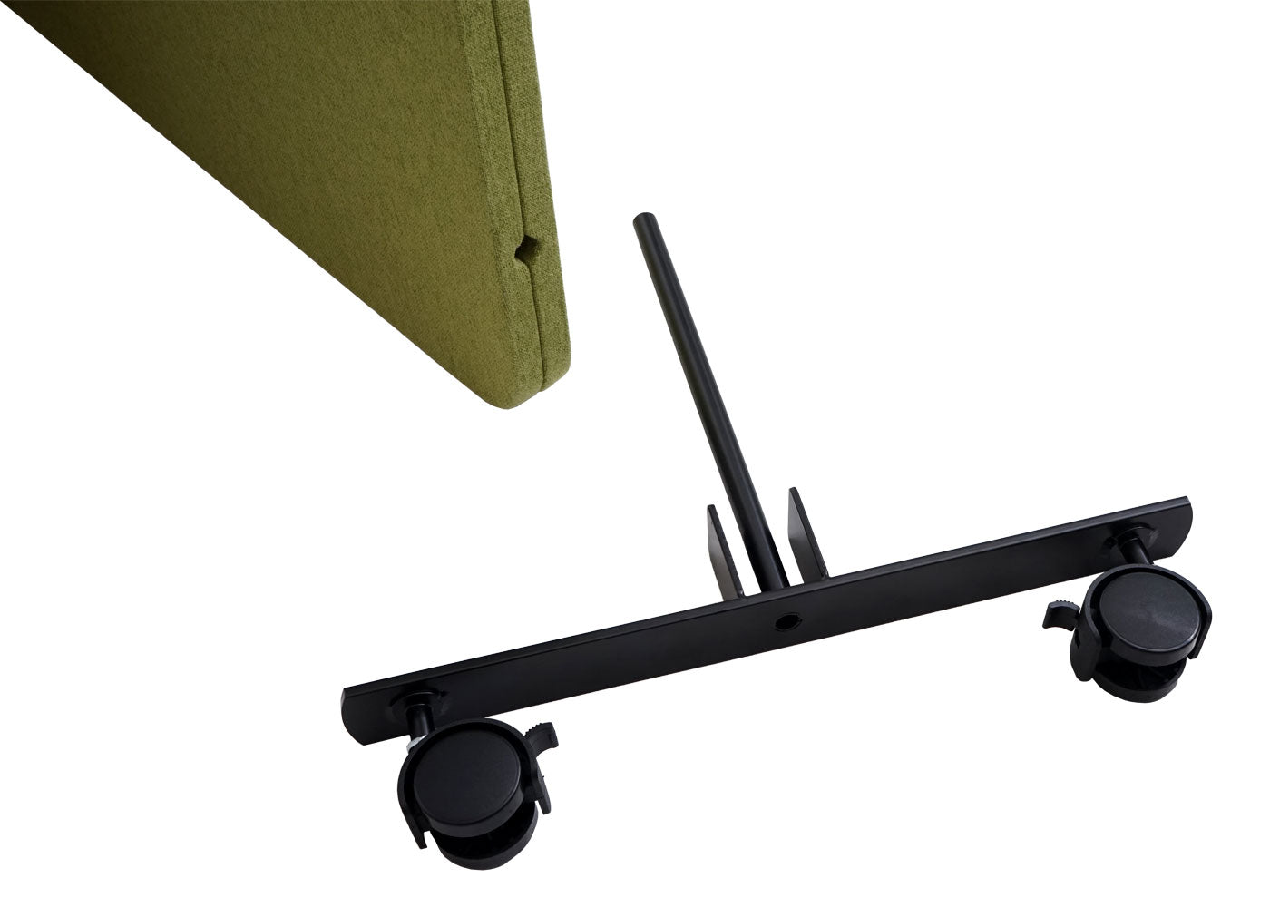 Cosmo Casa - Akoestische Scheidingswand - Roomdivider & Prikbord - Stoftextiel - 167×80 cm - Groen