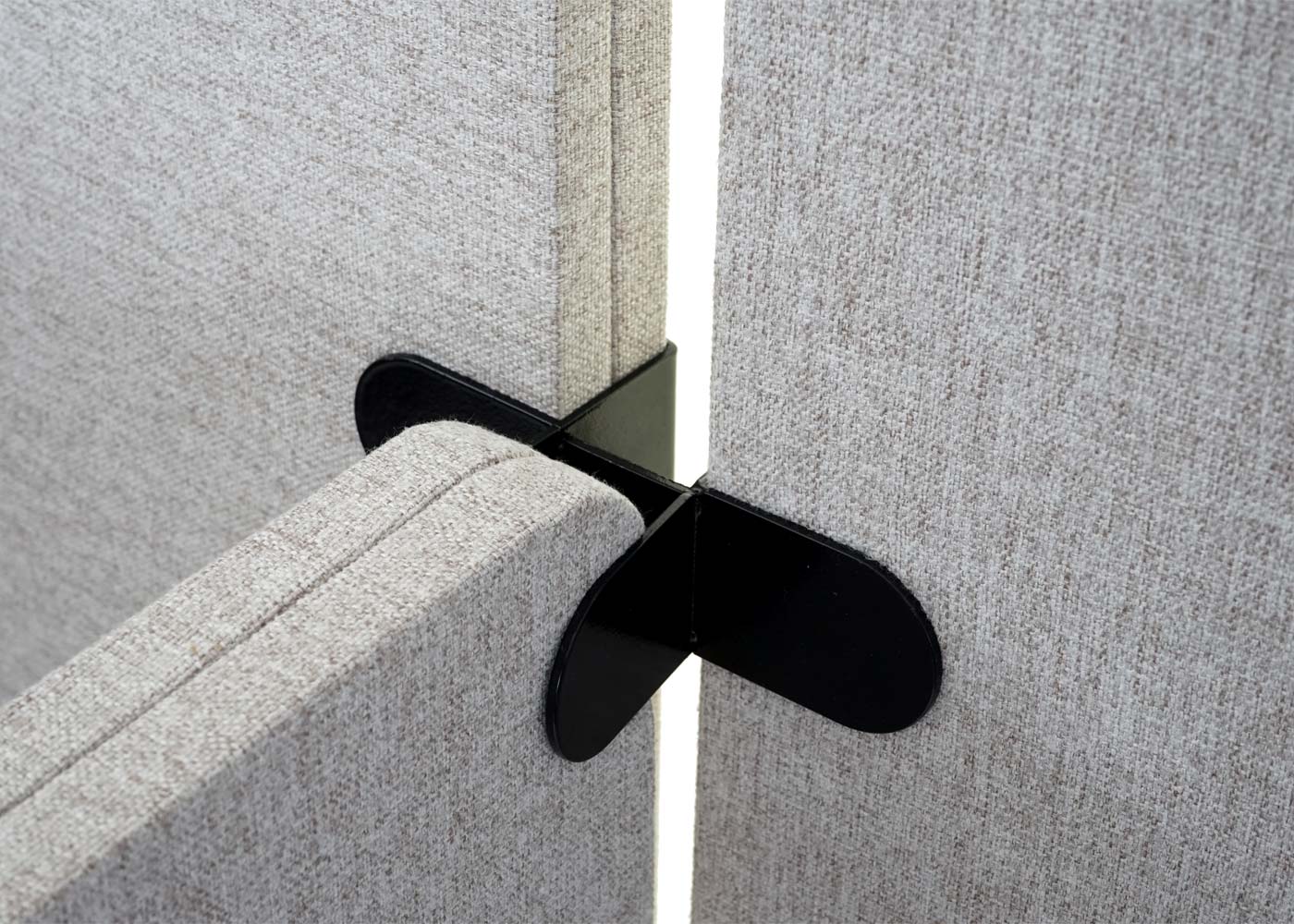 Cosmo Casa - Verbindingsstuk - Insteeksysteem - Metaal - Zwart - 4 wanden