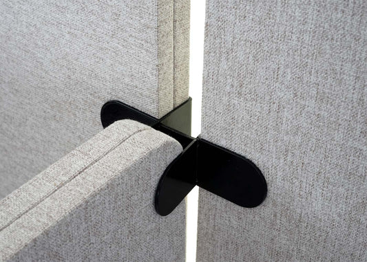 Cosmo Casa - Verbindingsstuk - Insteeksysteem - Metaal - Zwart - 4 wanden