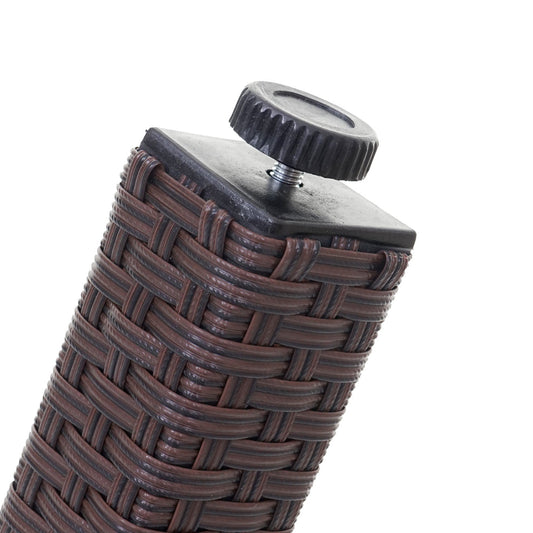 Cosmo Casa - 2-zits bioscoopstoel - Opbergvak - Kunstleer - Bruin