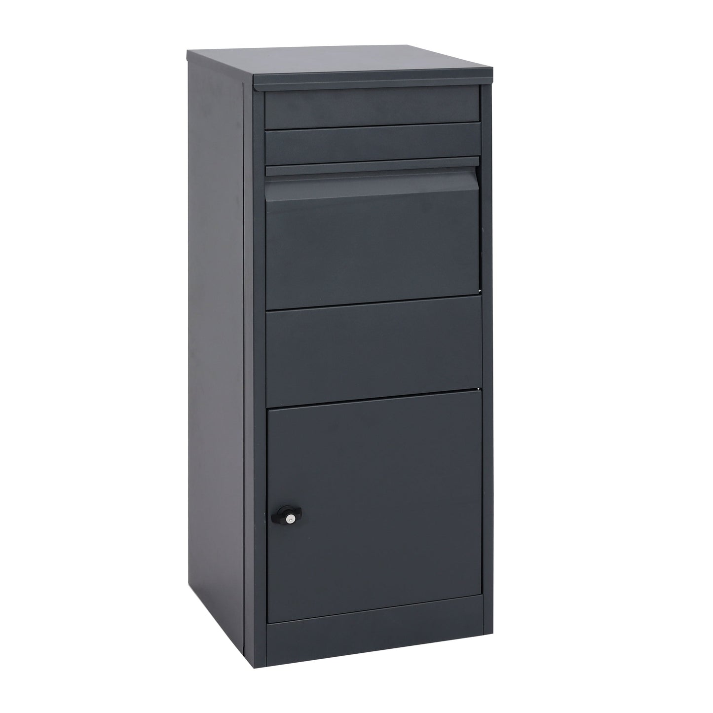 Cosmo Casa - Pakketbus - Staand - Metaal - Antraciet - Maat