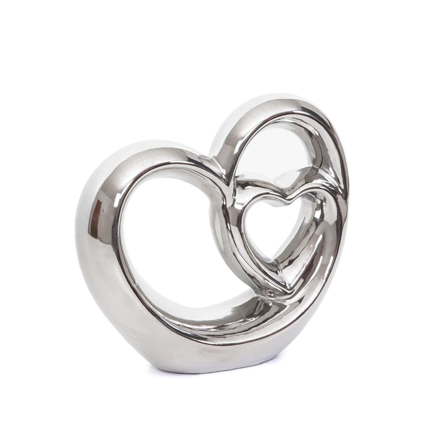 Cosmo Casa - Decoratief hart - Sculptuur - Keramiek - 21×23×8 cm