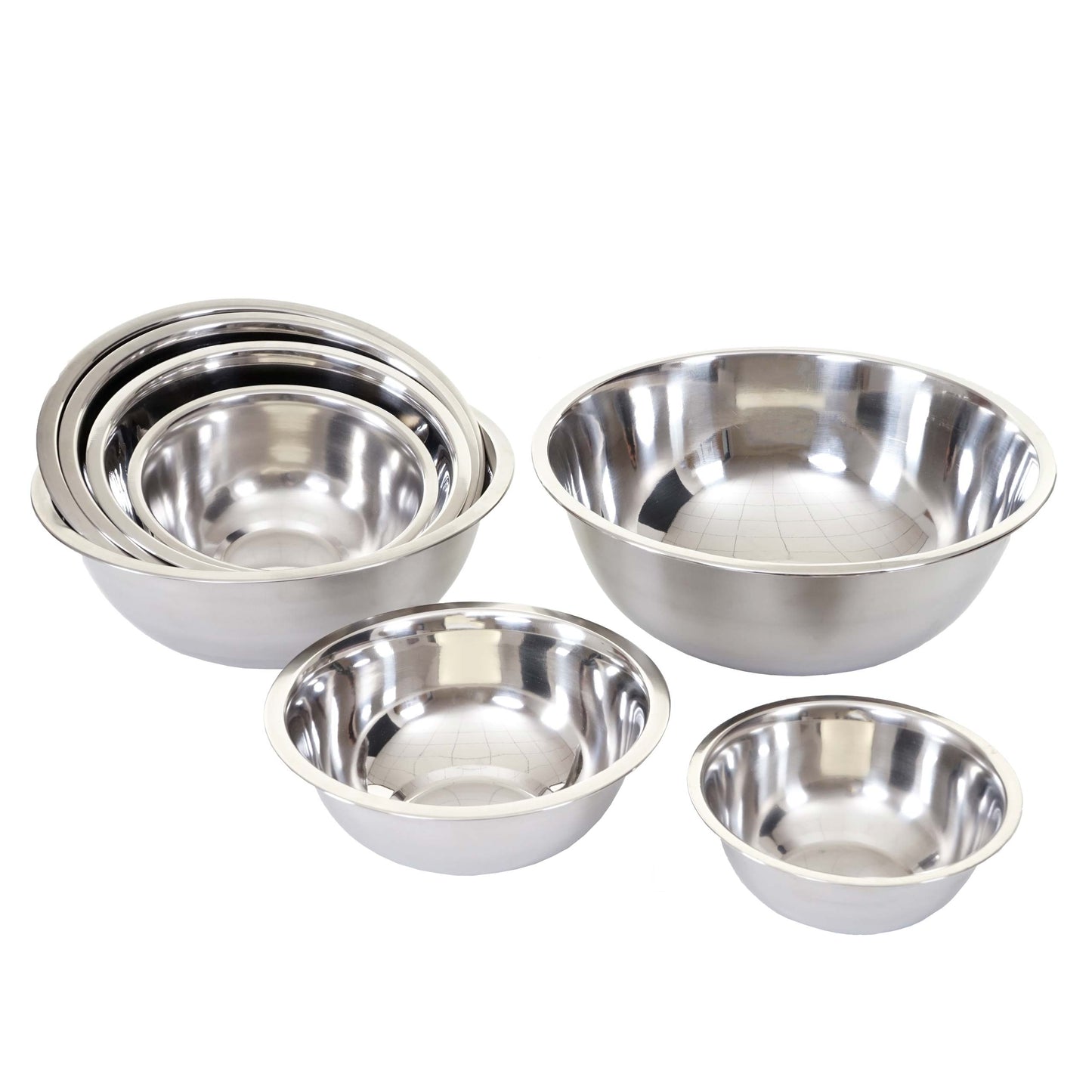 Cosmo Casa - Mengkommenset - 8-delig - RVS