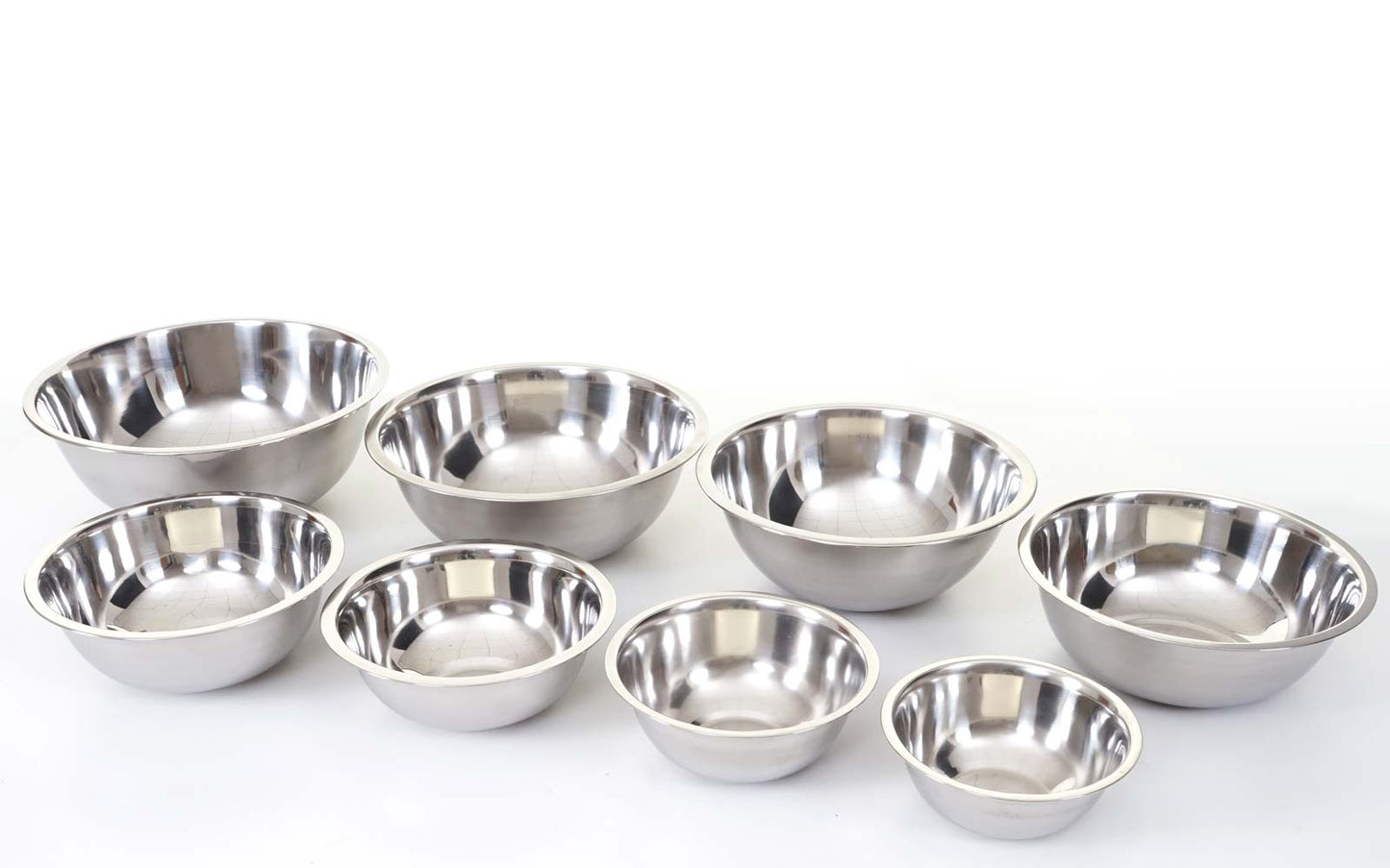 Cosmo Casa - Mengkommenset - 8-delig - RVS