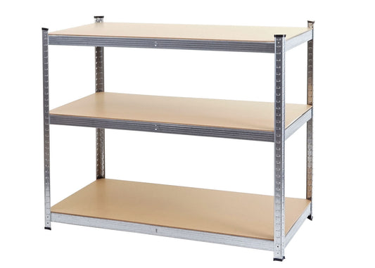 Cosmo Casa - Zware stelling - Opslag - Metaal - Gegalvaniseerd - 200×120×60 cm