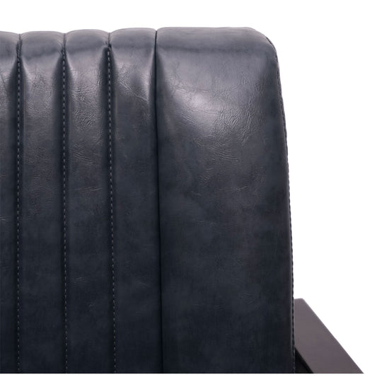 Cosmo Casa - Fauteuil - Gestoffeerd - Metaal - Vintage grijs