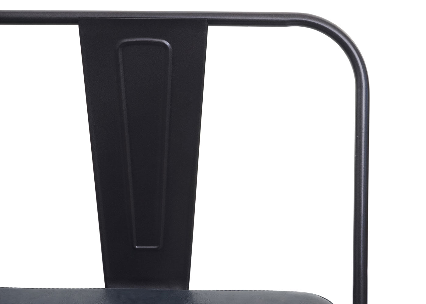 Cosmo Casa - 3-zitsbank - Chesterfield - Kunstleer - Zwartgrijs