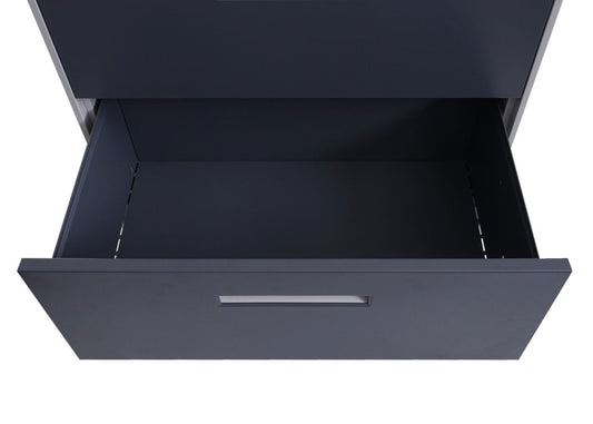 Cosmo Casa - Hangmapkast - Afsluitbaar - Staal - Grijs-donkergrijs - 103×76×46 cm