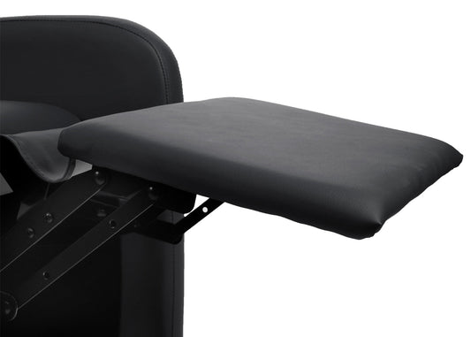 Cosmo Casa - TV-fauteuil - Opvouwbaar - Kunstleer - Zwart - 99×70×75 cm