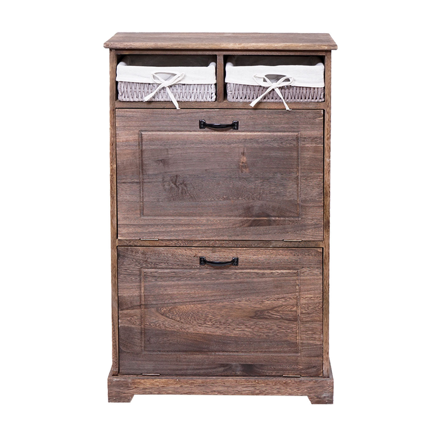 Cosmo Casa - Schoenenrek - Opberger met Lade - Massief Hout - Bruin