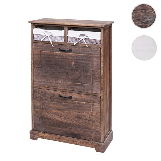 Cosmo Casa - Schoenenrek - Opberger met Lade - Massief Hout - Bruin