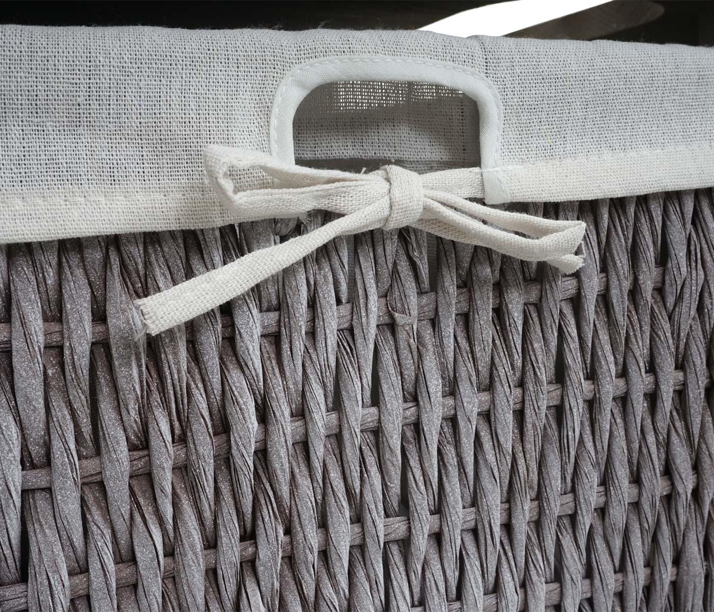 Cosmo Casa - Badkamerset - Hoge kast wastafelonderkast wandspiegel - Multi-materiaal - Shabby bruin