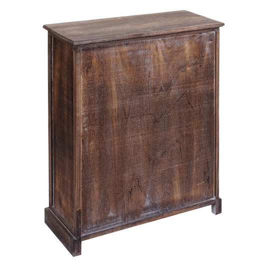 Cosmo Casa - Ladekast - Opbergkast Massief Hout - Shabby Brown