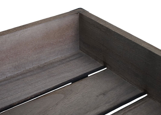 Cosmo Casa - Serveerwagen - Keukenwagen barwagen theewagen zijwagen - Massief hout - Shabby bruin