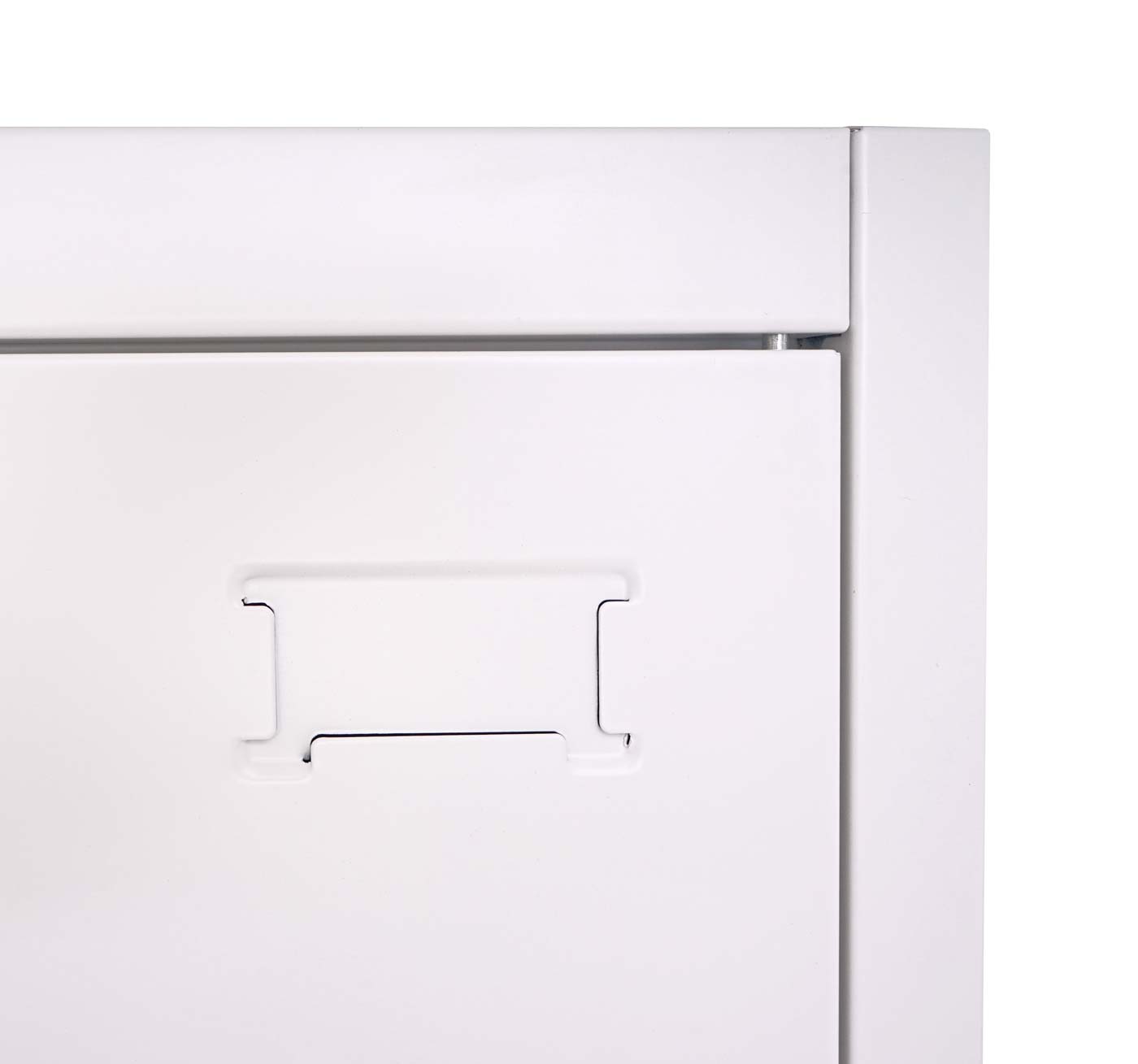 Cosmo Casa - Archiefkast - 2 deuren afsluitbaar - Metaal - Wit - 140x90x40cm