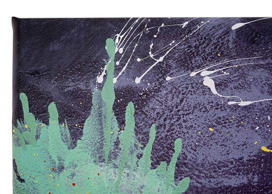 Cosmo Casa - Schilderij - Olifant ontwerp - Canvas - Meerkleurig - 180x120cm