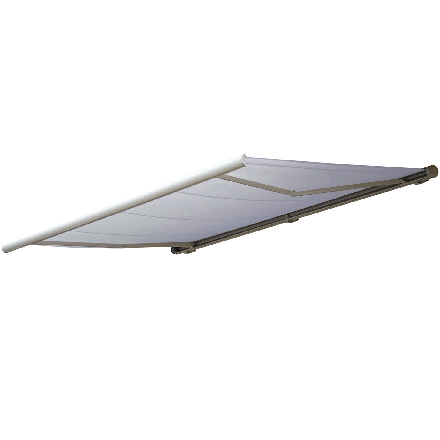 Cosmo Casa - Elektrisch Cassettescherm - Volledige Cassette 6×3 m - Acryl - Crème - Frame Wit