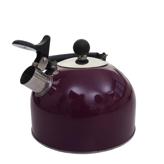 Cosmo Casa - Fluitketel - Theeketel ontwerp - RVS - Paars - 2,5 l