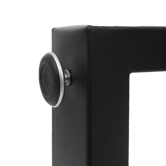 Cosmo Casa - Tafelpoten set van 2 - Voor salontafel - Metaal - Zwart - 37x40cm