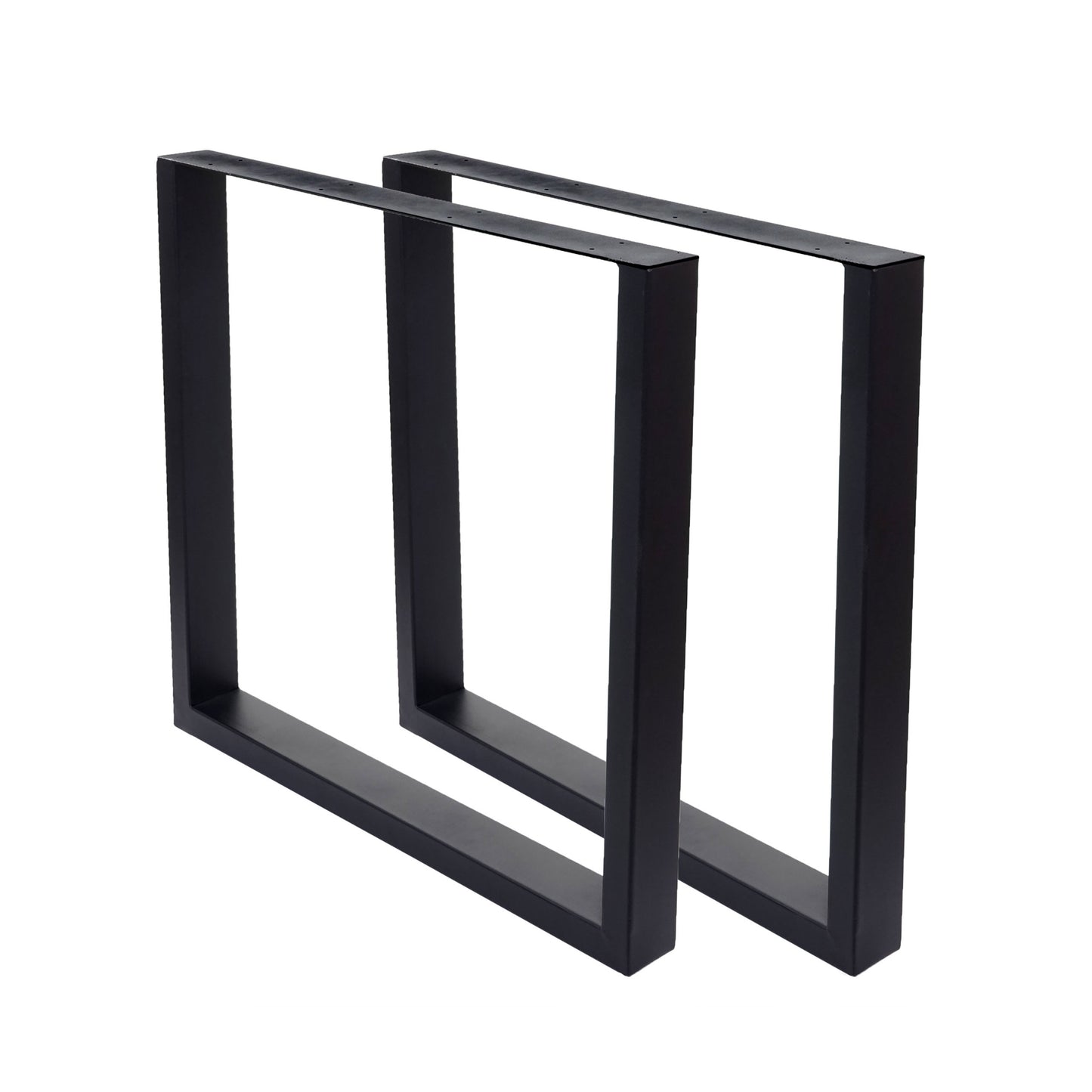 Cosmo Casa - Tafelpoten set van 2 - Voor eettafel - Metaal - Zwart - 74x80cm