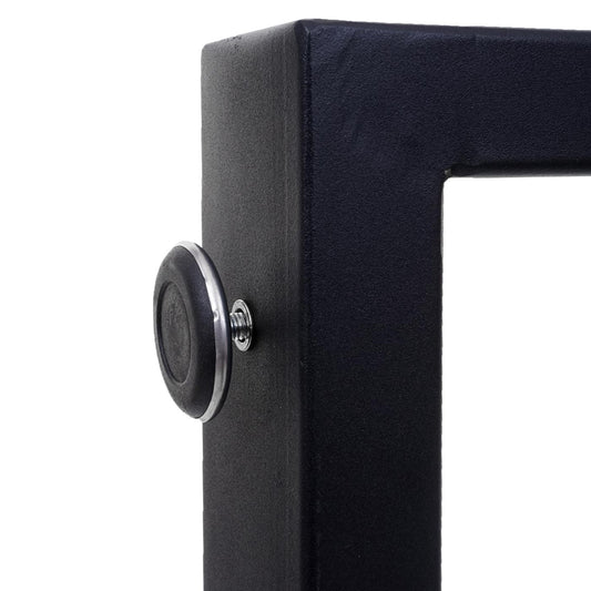 Cosmo Casa - Tafelpoten set van 2 - Voor eettafel - Metaal - Zwart - 74x80cm