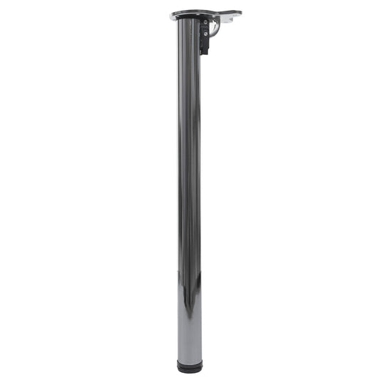 Cosmo Casa - Tafelpoten set van 4 - Opvouwbaar tafelonderstel - Metaal - RVS look - 72cm