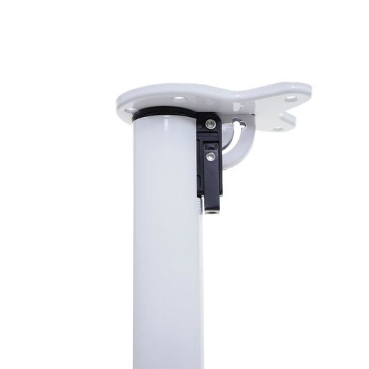 Cosmo Casa - Tafelpoten set van 4 - Opvouwbaar tafelonderstel - Metaal - Wit - 72cm