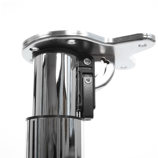 Cosmo Casa - Tafelpoten set van 4 - Opvouwbaar verstelbaar - Metaal - RVS look - 70-110cm