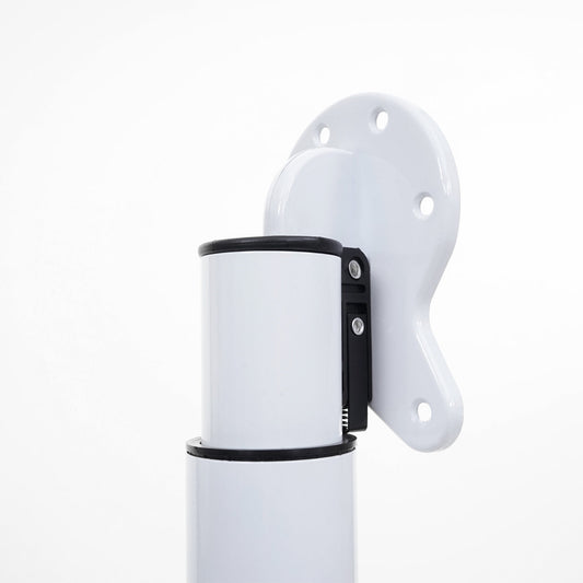 Cosmo Casa - Tafelpoten set van 4 - Opvouwbaar verstelbaar - Metaal - Wit - 70-110cm