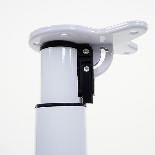 Cosmo Casa - Tafelpoten set van 4 - Opvouwbaar verstelbaar - Metaal - Wit - 70-110cm