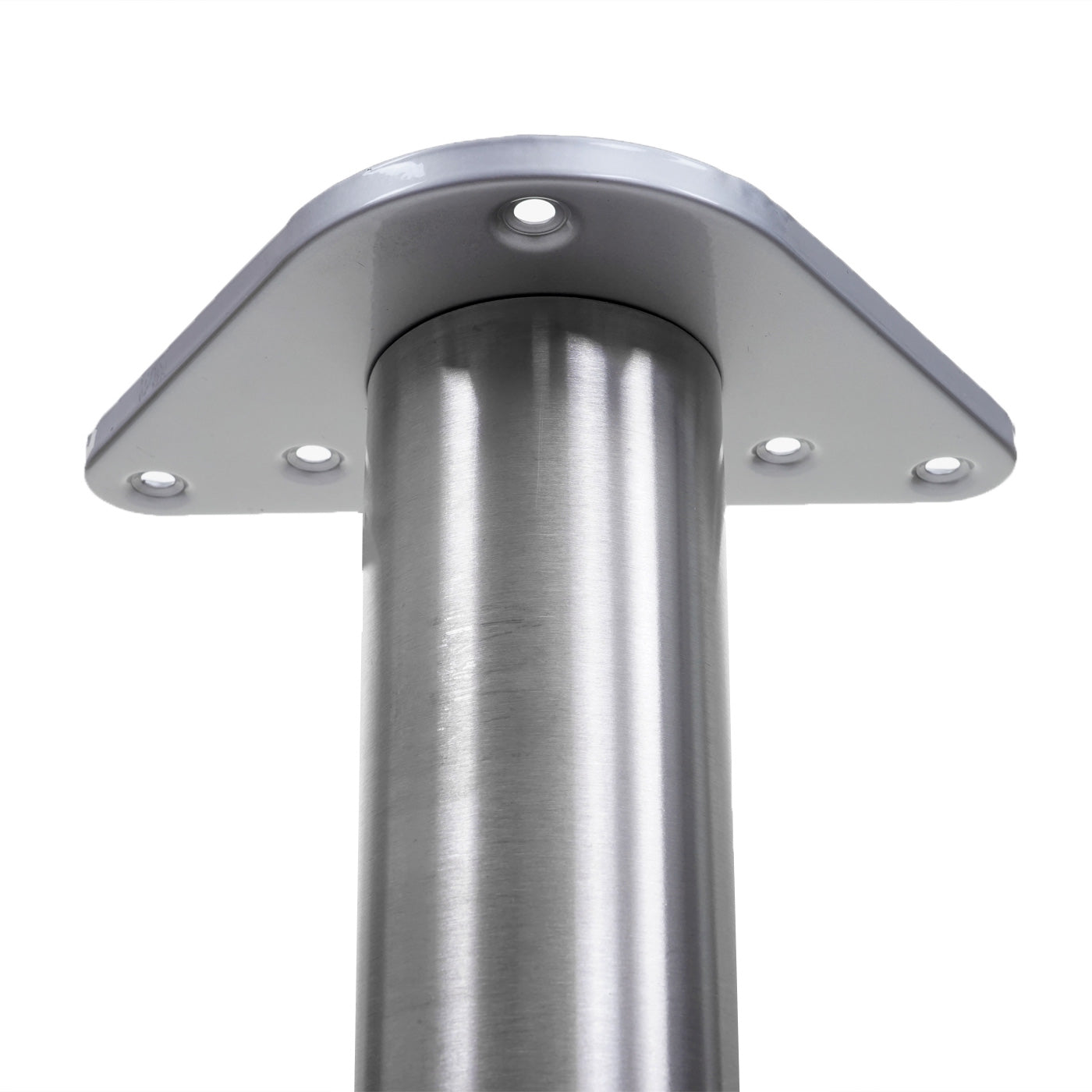 Cosmo Casa - Tafelpoten set van 4 - Vast tafelonderstel - Metaal - RVS look - 73cm