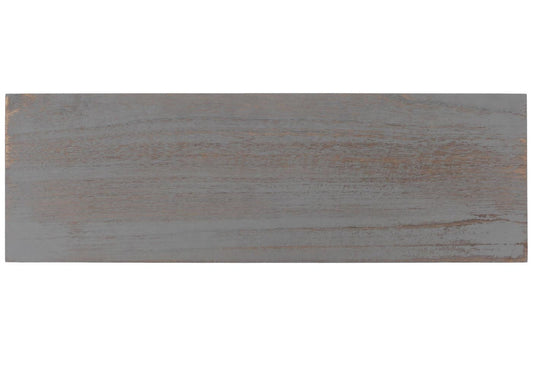 Cosmo Casa - Wandplank - Zwevende Plank - Hangplank - Lade - Massief Hout - 8x80x25cm - Grijs - Shabby Chic