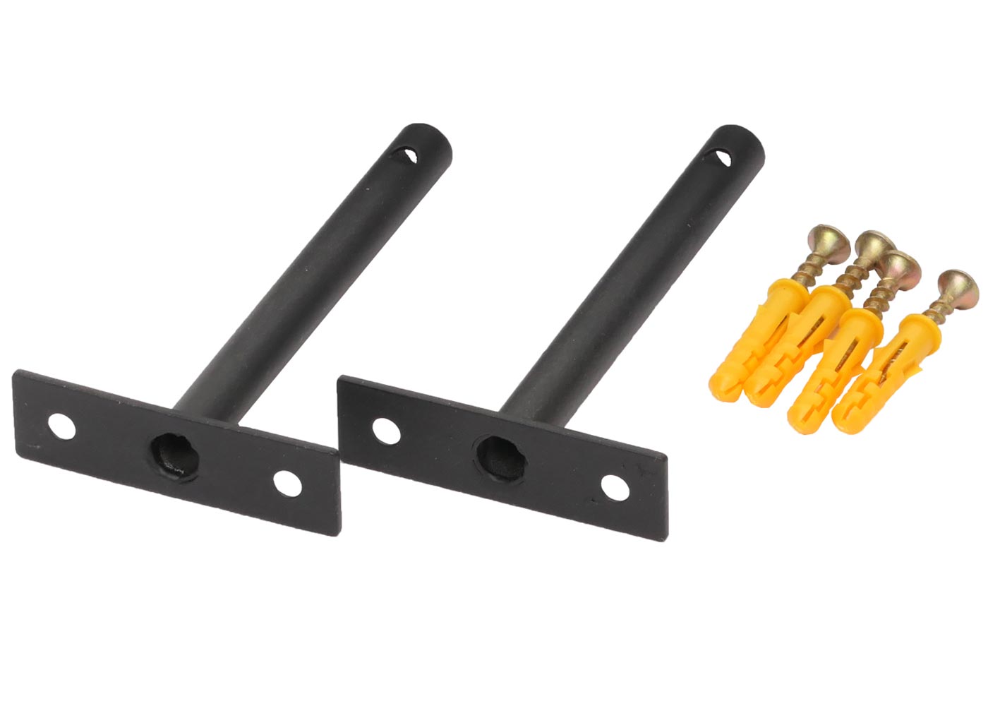 Cosmo Casa - Wandplank - Zwevende Plank - Hangplank - Lade - Massief Hout - 8x80x25cm - Grijs - Shabby Chic